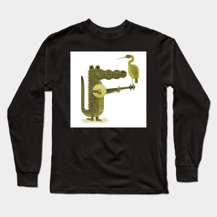 Croc and Stork Long Sleeve T-Shirt